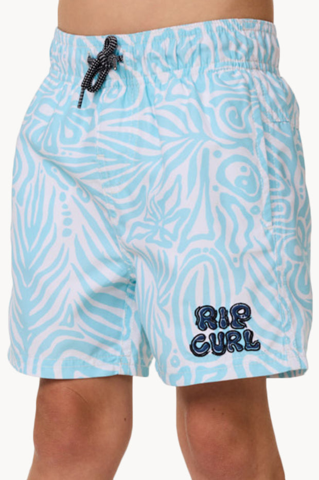 Boys Cosmic Surfing Volley Boardshort