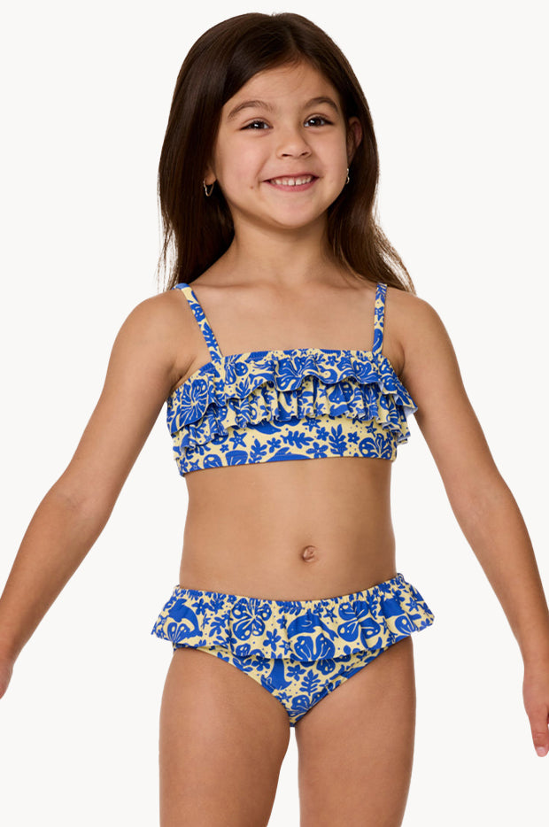 Girls Sun Swell Frill Crop Set