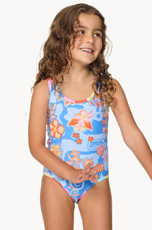 Girls Surf Magic Reversible One Piece
