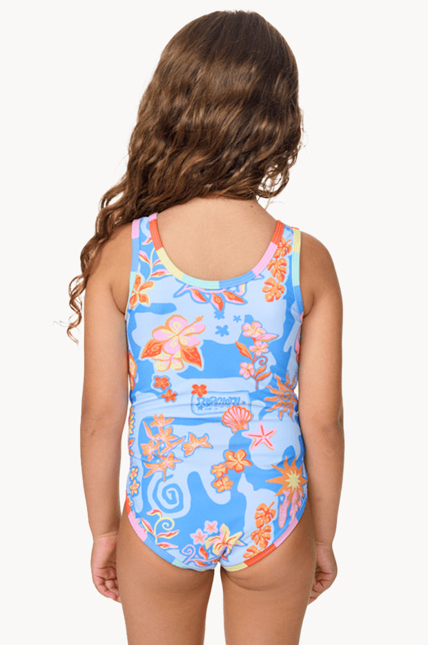 Girls Surf Magic Reversible One Piece