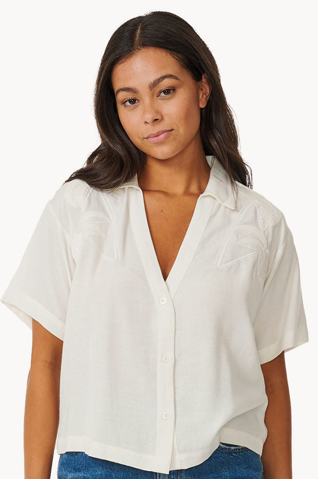 Pacific Dreams Embroidered Shirt