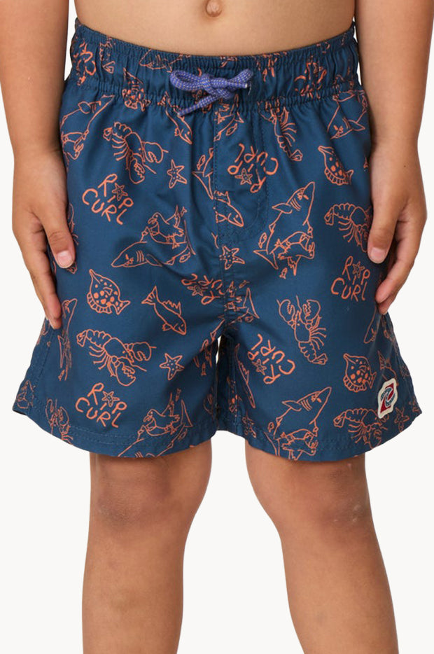Boys Ocean Party Volley Boardshort