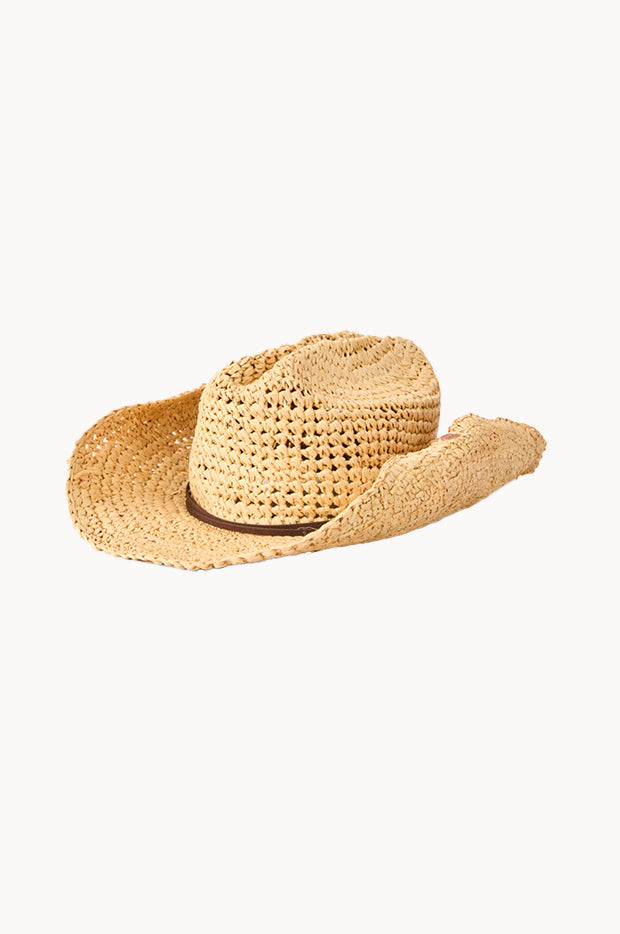 Crushable Straw Cowgirl Hat