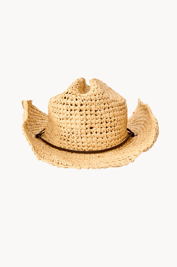 Crushable Straw Cowgirl Hat