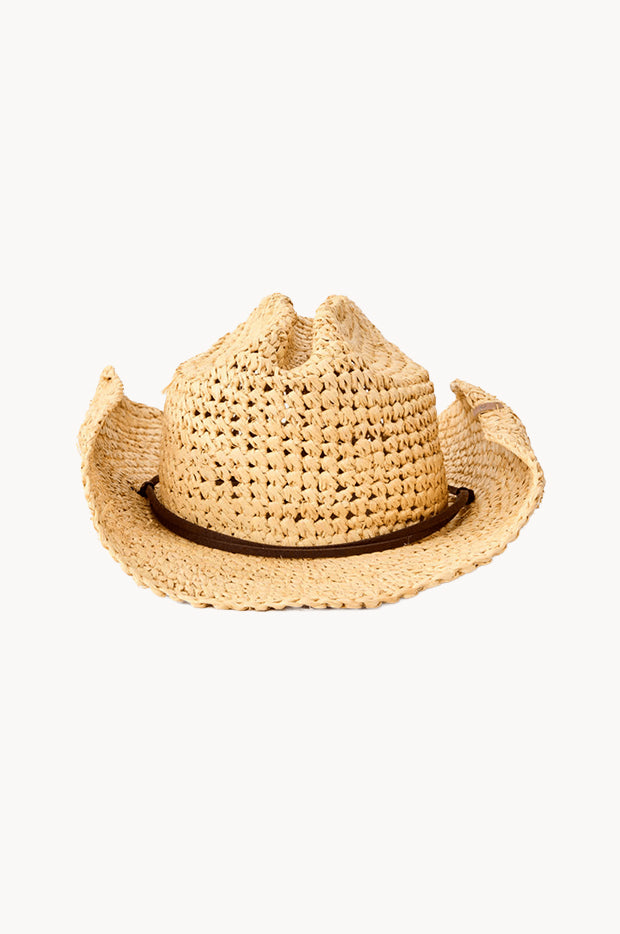 Crushable Straw Cowgirl Hat
