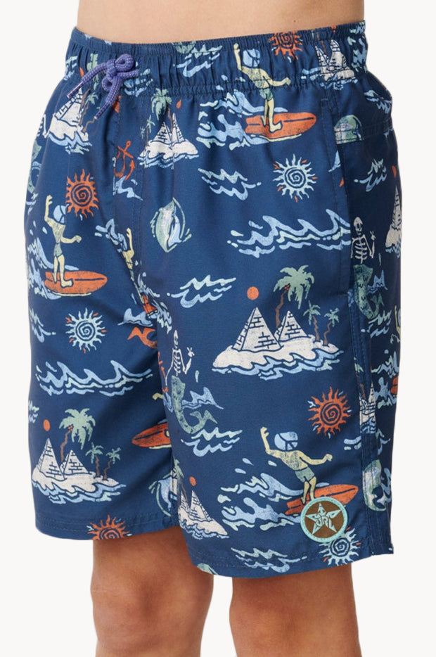 Boys Rip-tuals Volley Boardshort