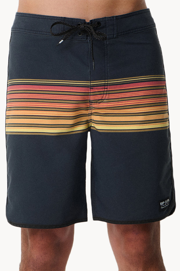 Mens Mirage Classic Surf Stripe Boardshort