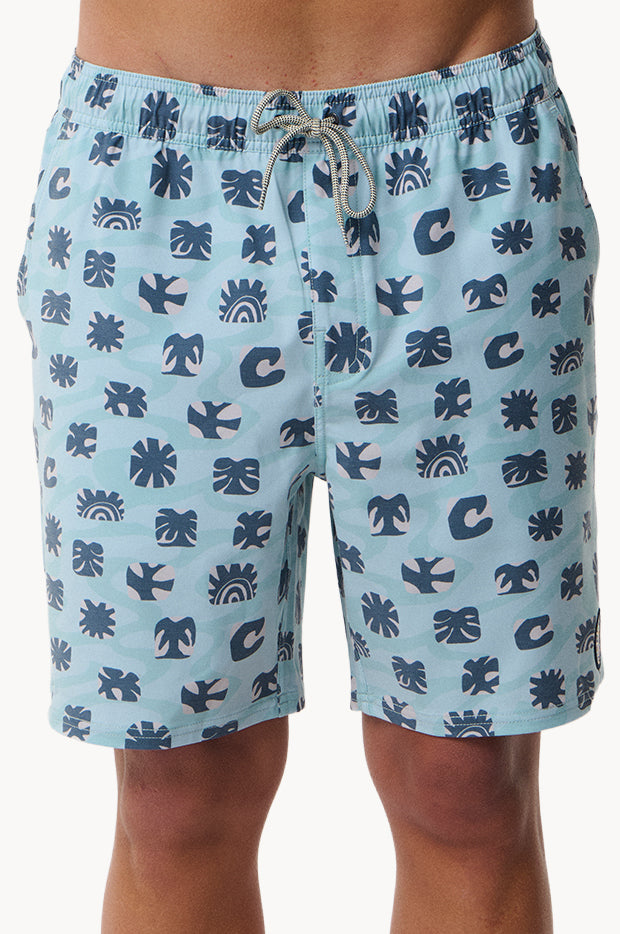 Mens Pacific Rinse 18" Volley Boardshort