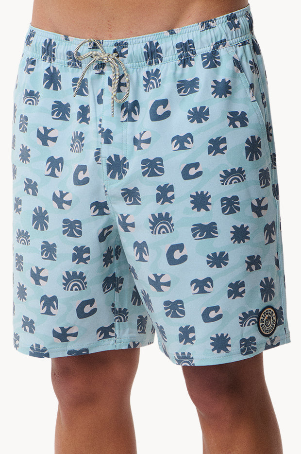 Mens Pacific Rinse 18" Volley Boardshort