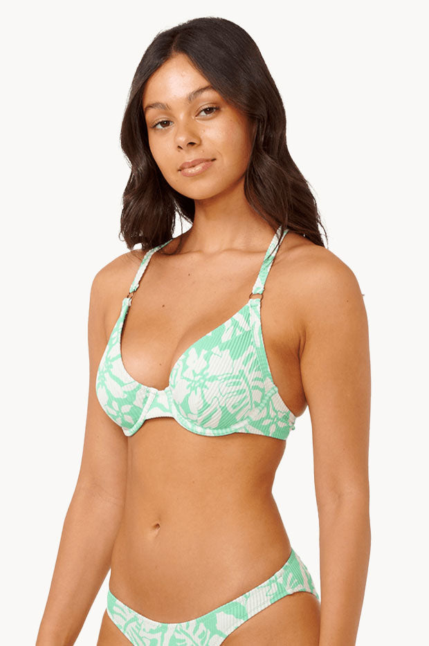 Rip Curl - Sun To Sea D/DD Cup Cross Back Bra - Aqua | Swimwear