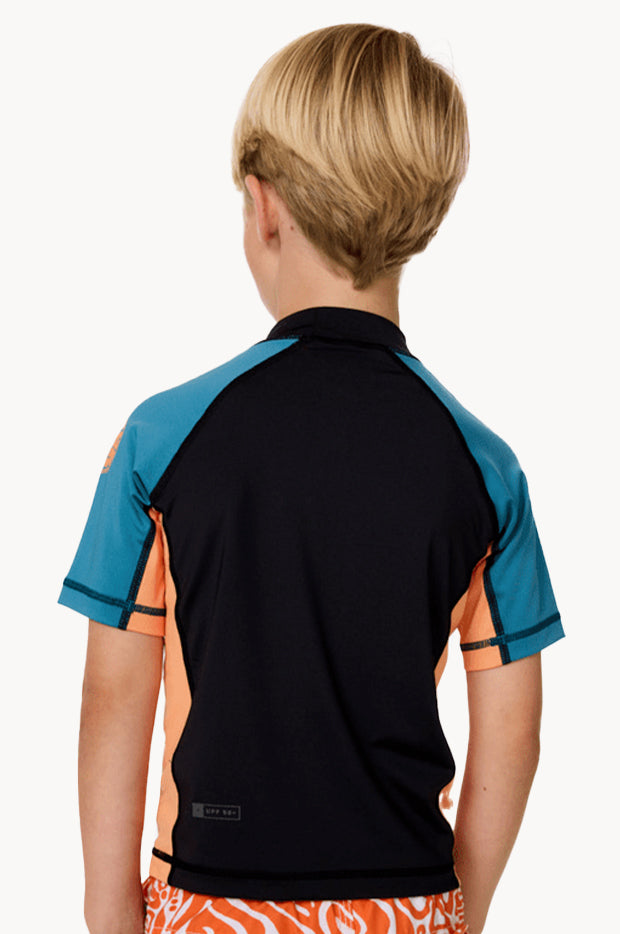 Boys Shock Short Sleeve Suntop