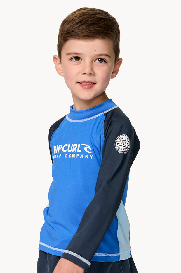 Boys Shock Long Sleeve Suntop