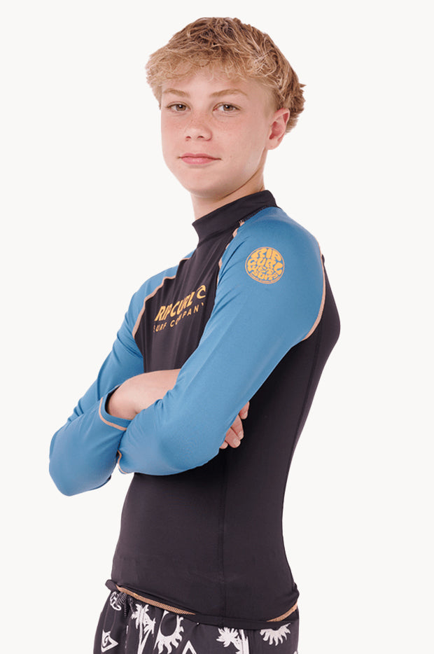Boys Shock Long Sleeve Suntop