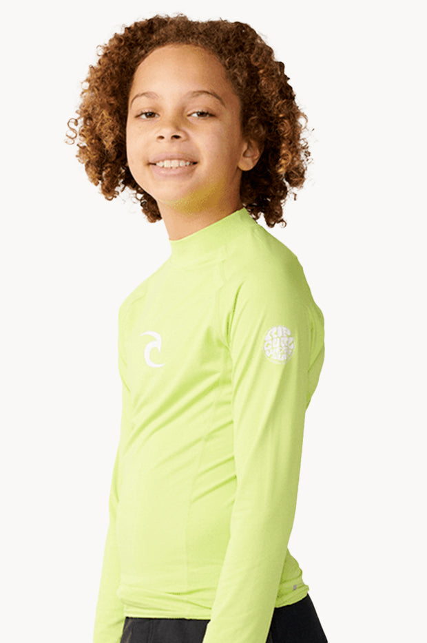 Boys Waves Long Sleeve Suntop