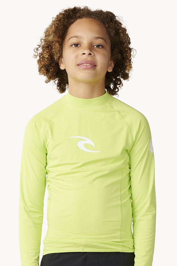 Boys Waves Long Sleeve Suntop