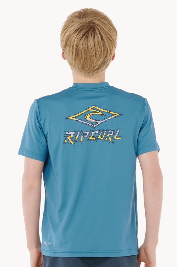 Boys Shock Short Sleeve Suntop
