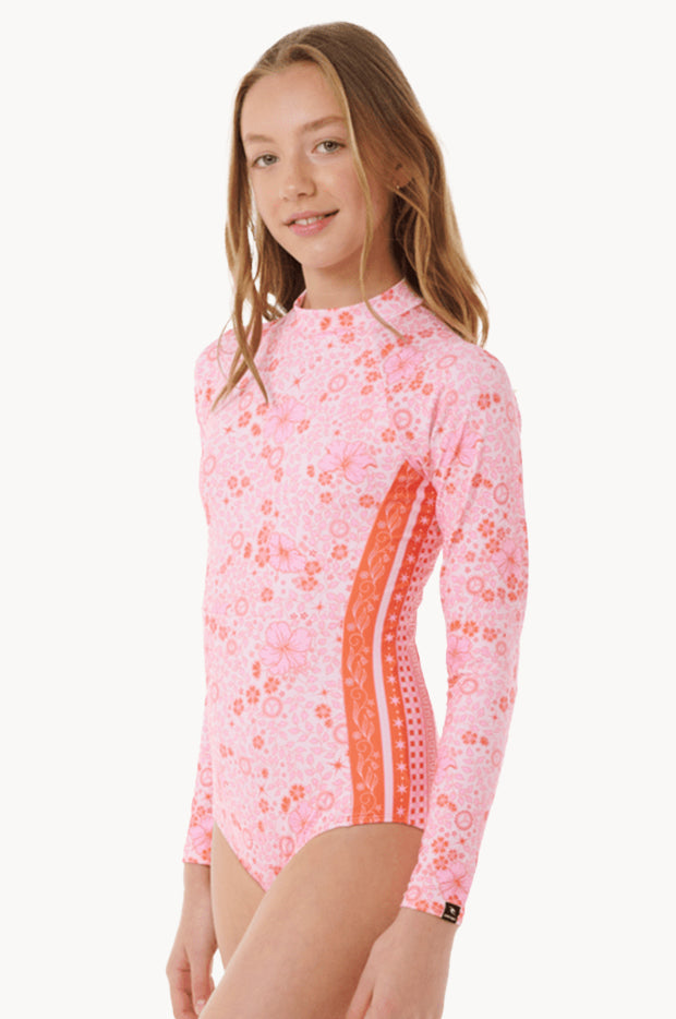 Girls Summer Sol Long Sleeve Sunsuit