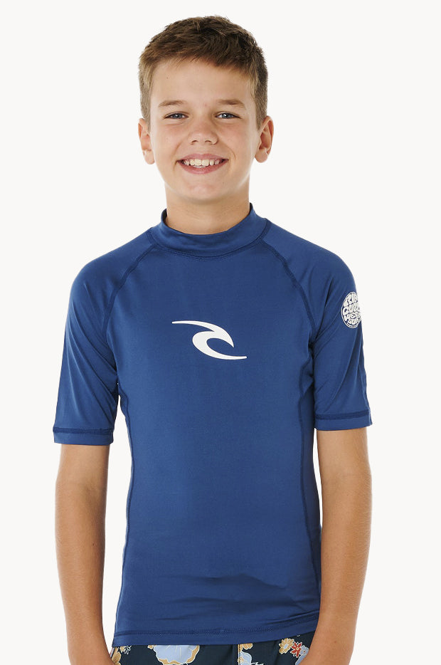 Boys Waves Short Sleeve Suntop