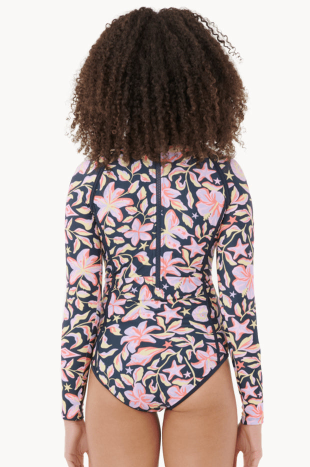 Girls Sunset Skies Sunsuit