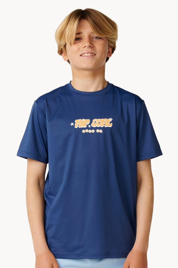 Boys Rip-tuals Short Sleeve Suntop