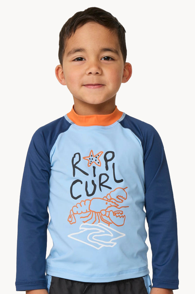 Boys Ocean Party Long Sleeve Suntop