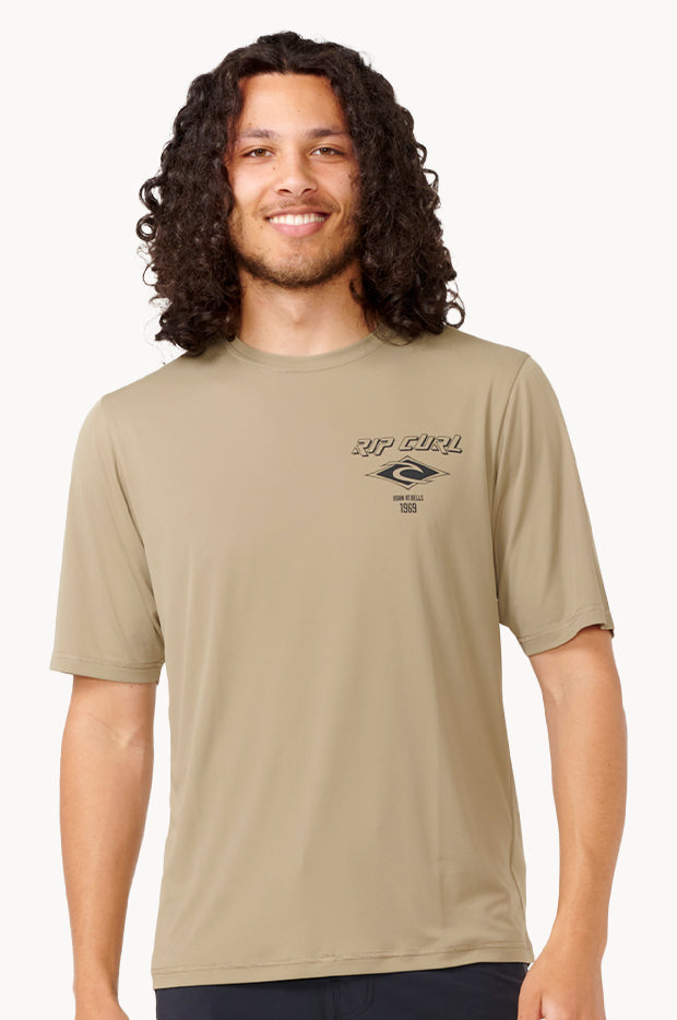 Mens Icons Surflite Short Sleeve Suntop