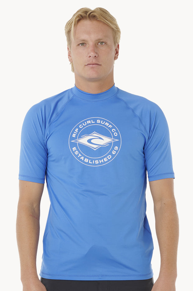 Mens Stapler Short Sleeve Suntop