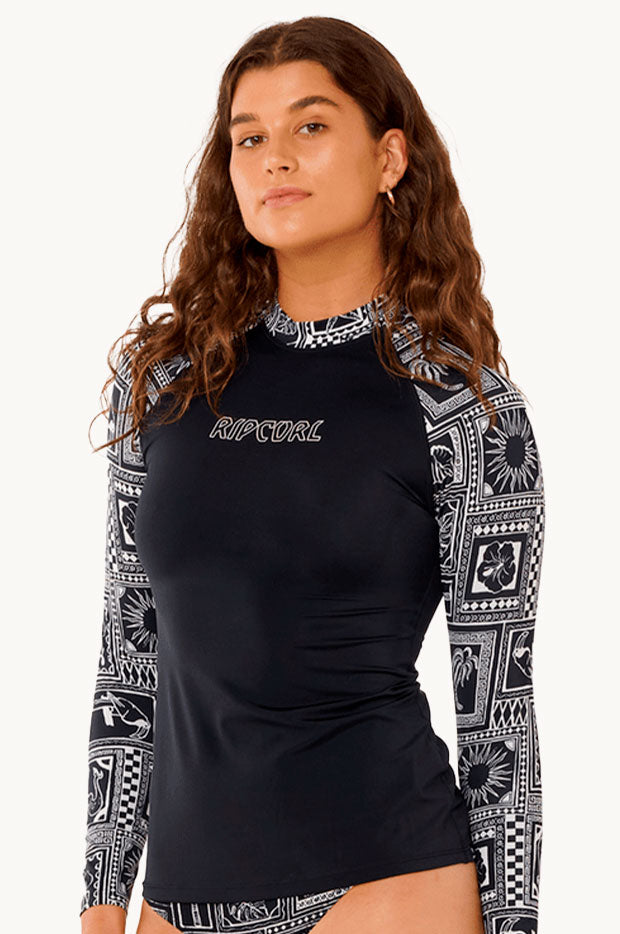 Mermaid Beach Long Sleeve Suntop