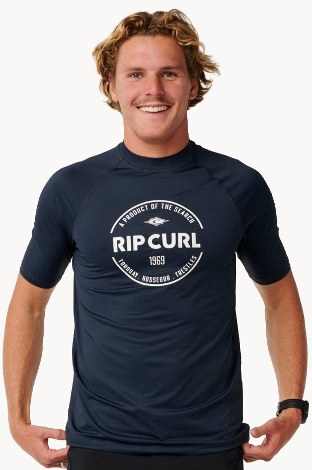Mens Stapler Short Sleeve Suntop