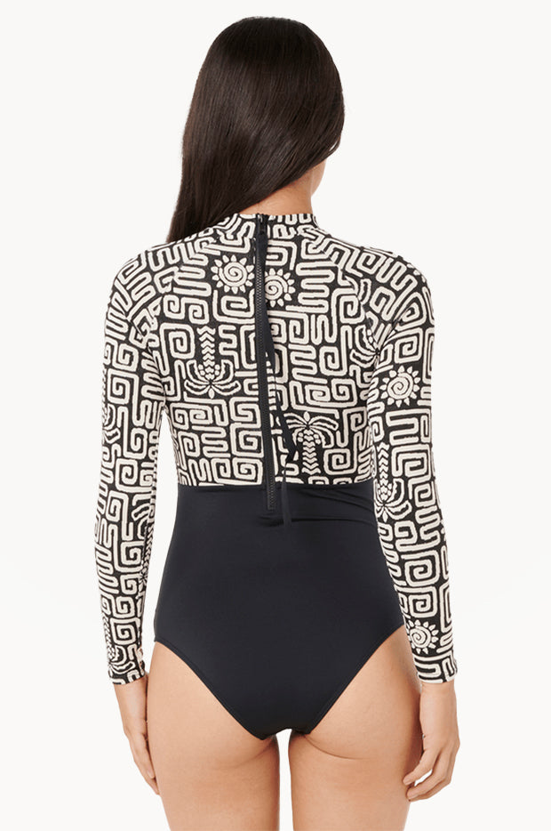 Sunset Jacquard Sunsuit