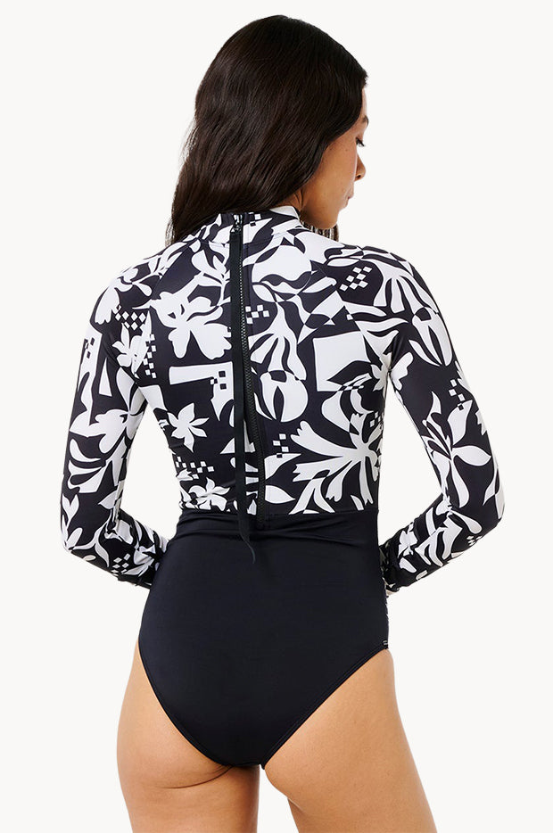 Splice Topanga Geo Long Sleeve Sunsuit
