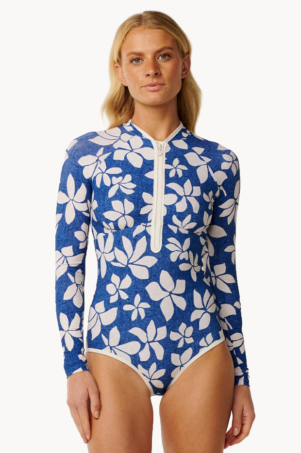 Floral Paraiso Long Sleeve Sunsuit