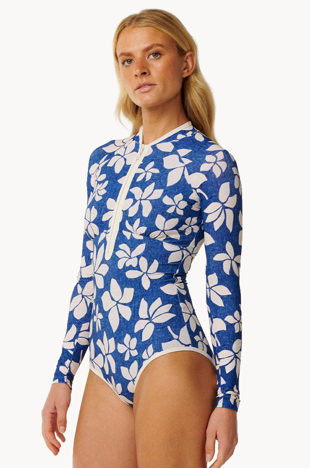 Floral Paraiso Long Sleeve Sunsuit