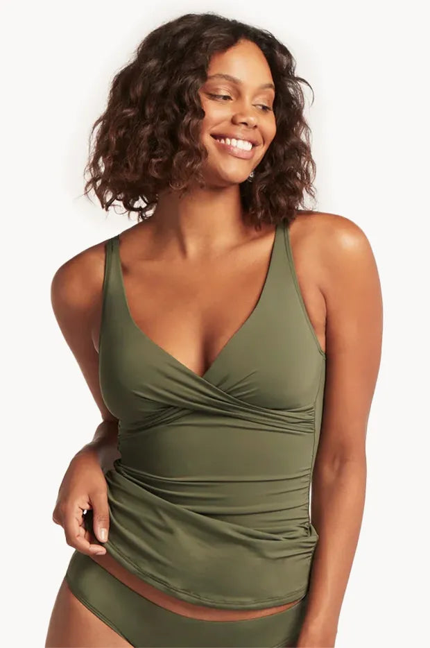 Amalfi Cross Front Tankini Separate