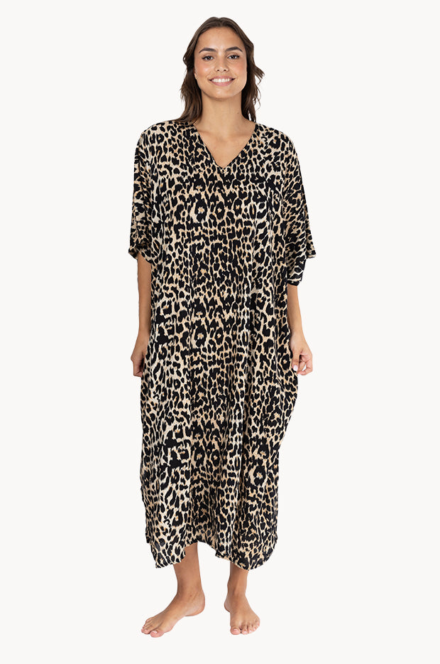 Leopard Long Kaftan