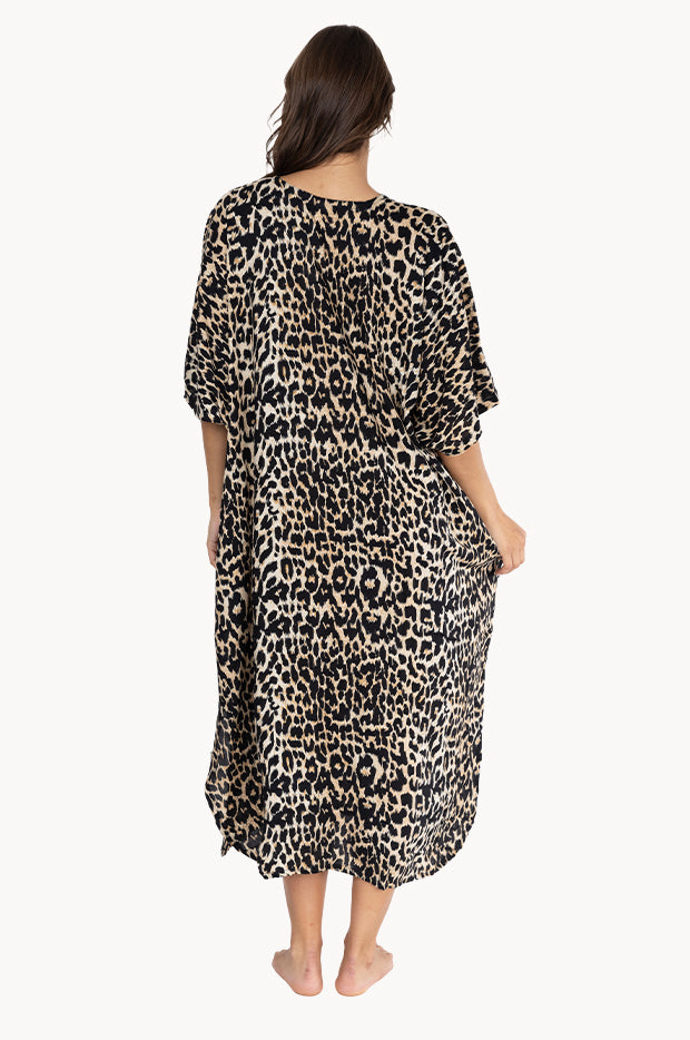 Leopard Long Kaftan