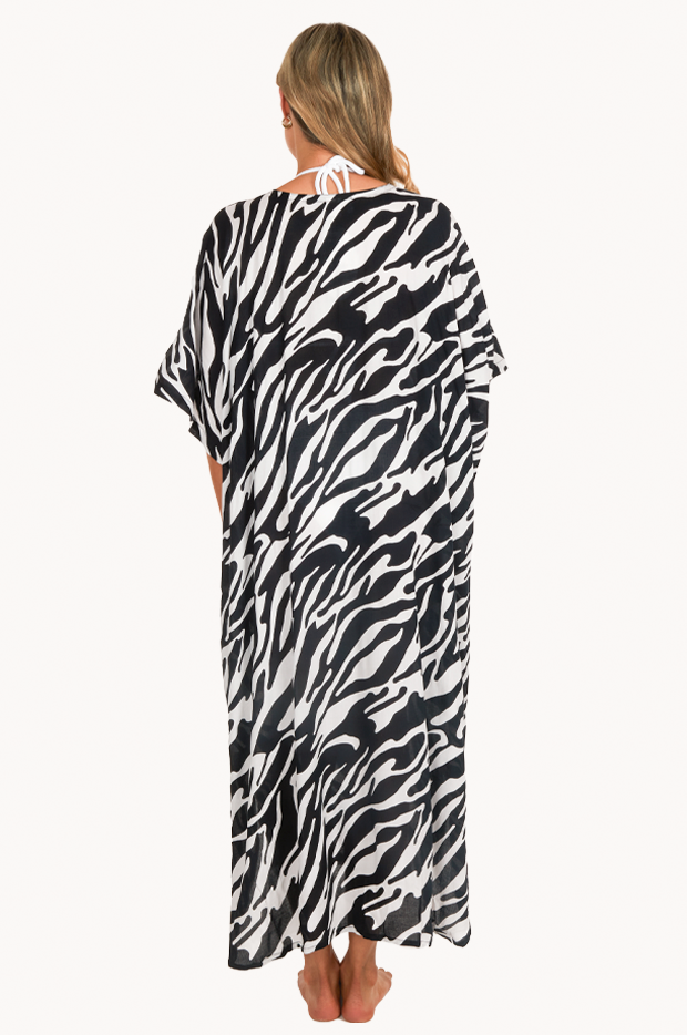 Zebra Long Kaftan