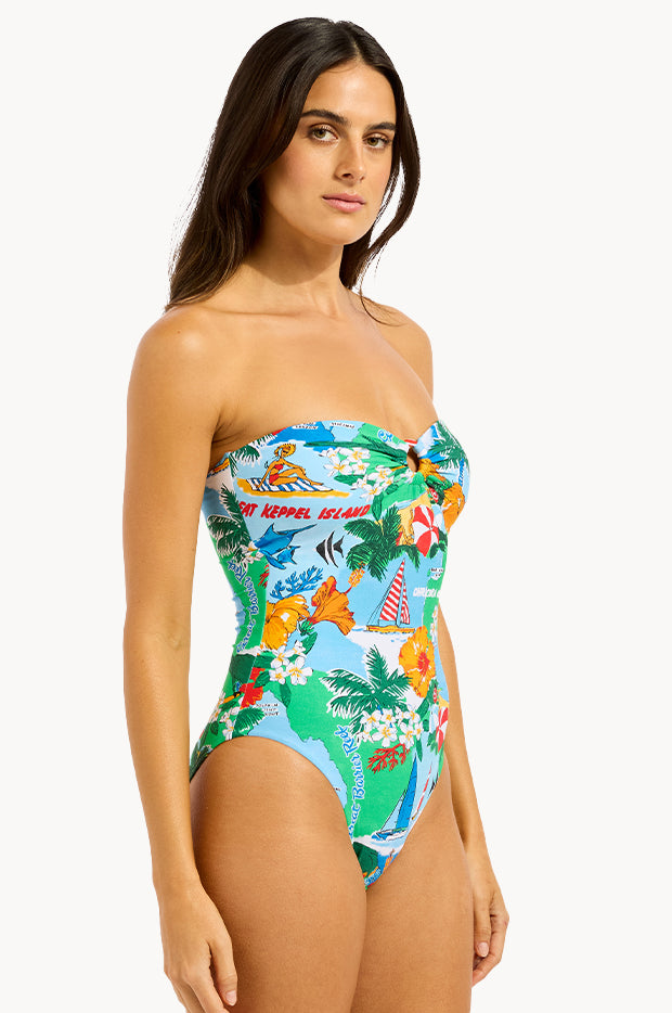 Viva Vacation Bandeau One Piece