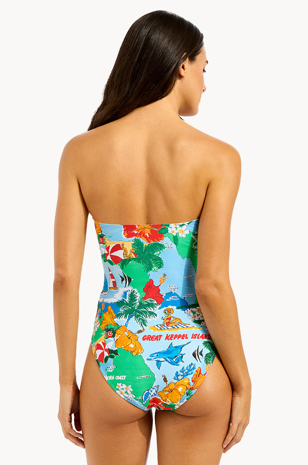Viva Vacation Bandeau One Piece