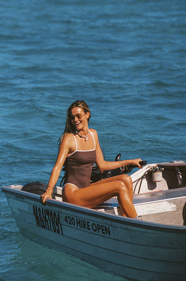 Beach Bound Square Neck One Piece