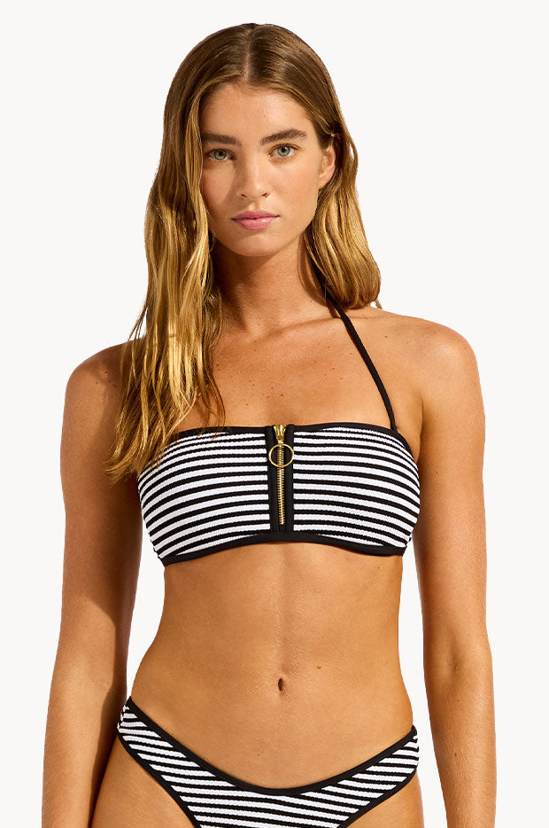 Clubhouse Zip Front Bandeau