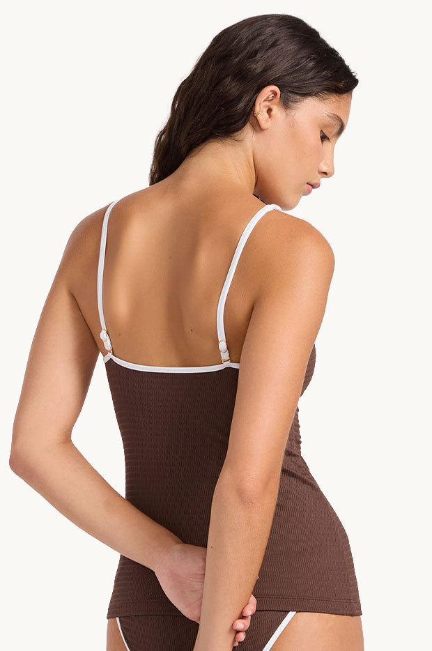 Beach Bound Square Neck Tankini Separate
