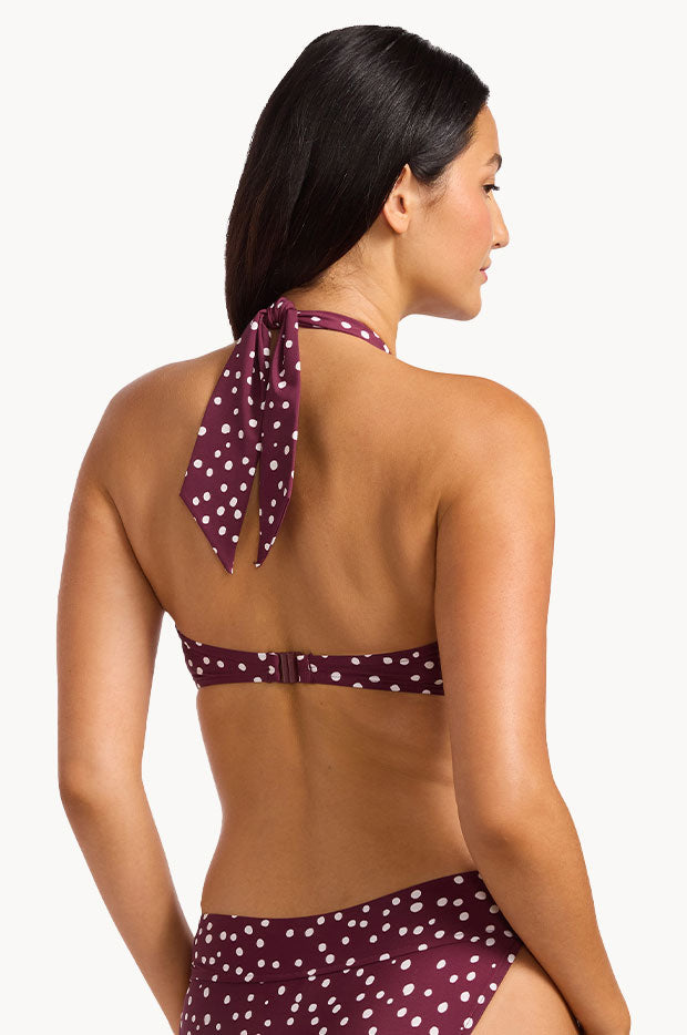Dolce Dot Halter Bandeau