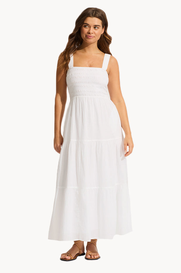 seafolly faithful midi dress Stripe Faithfull Midi Dress Seafolly US