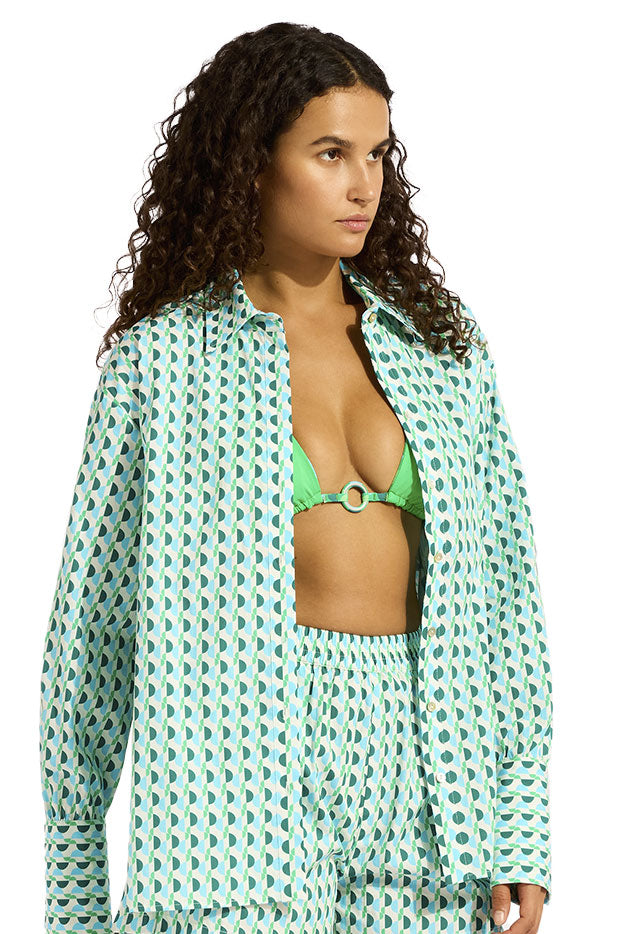 Sorrento Oversized Button Up Shirt