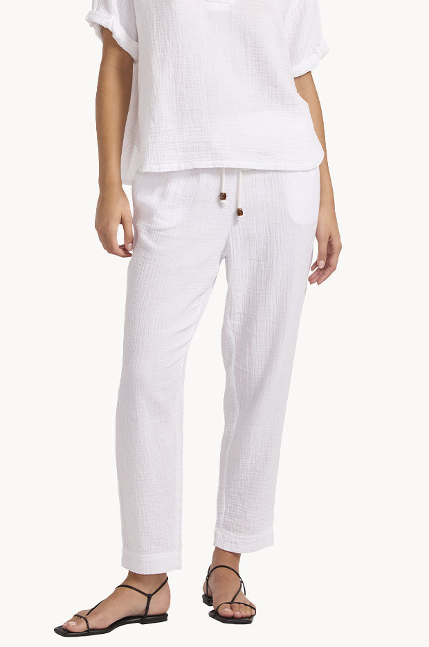 Double Gauze Tapered Pant