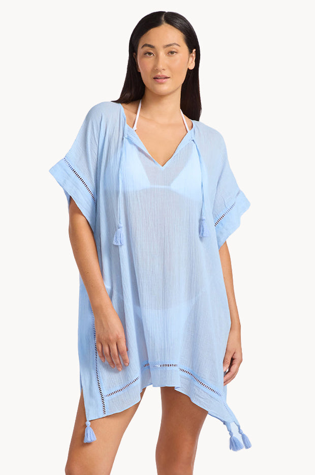 Crinkle Gauze Kaftan