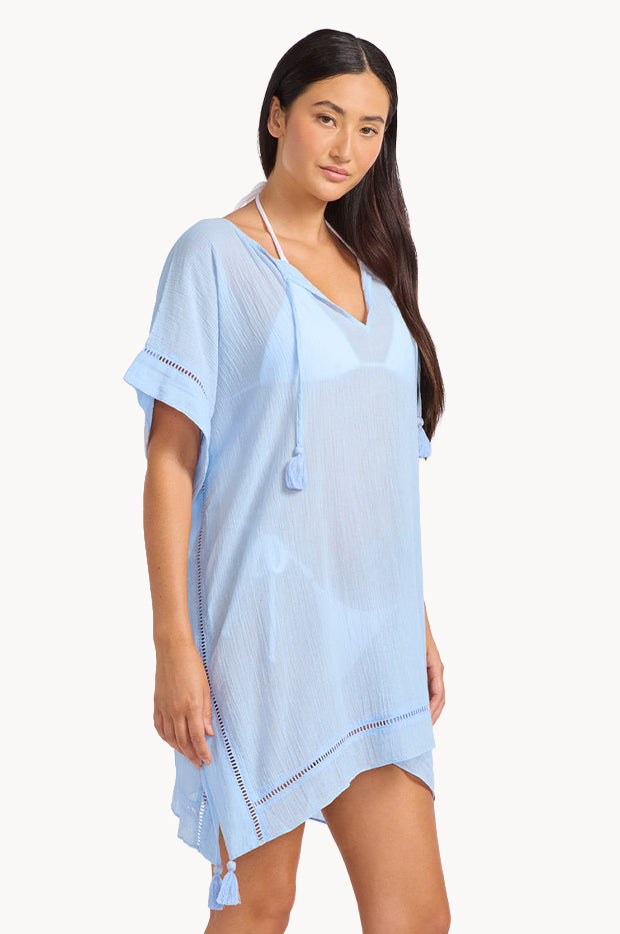 Crinkle Gauze Kaftan