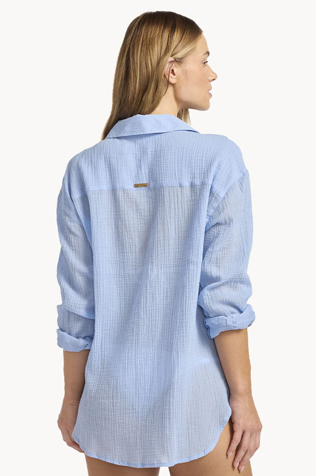Crinkle Gauze Shirt