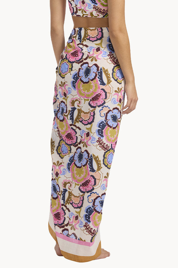 Sea Blossom Floral Sarong